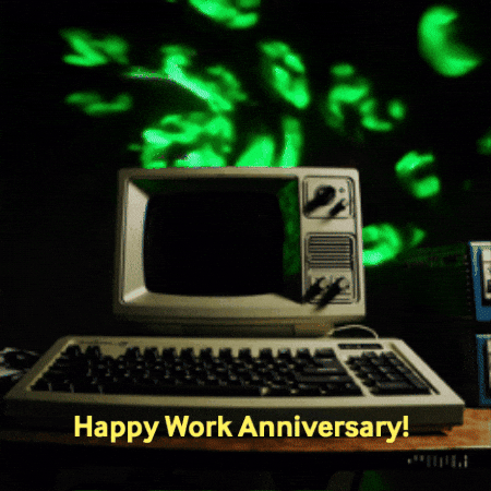 trchandler giphygifmaker retro work computer GIF
