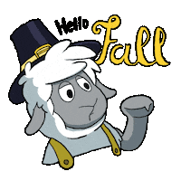 Autumn Pumpkin Sticker by The Sad Times