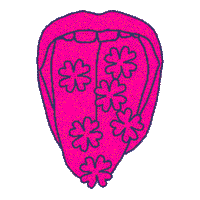 Summer Tongue Sticker