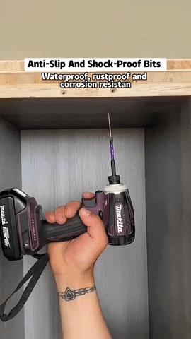 Magnetic screwdriver bits demo