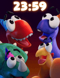 Happy New Year GIF by Claynosaurz