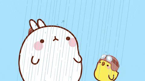 Angry Its Raining GIF by Molang
