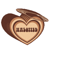 Halotied heart ht halotied Sticker