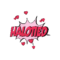Halotied love ht superlove halotied Sticker