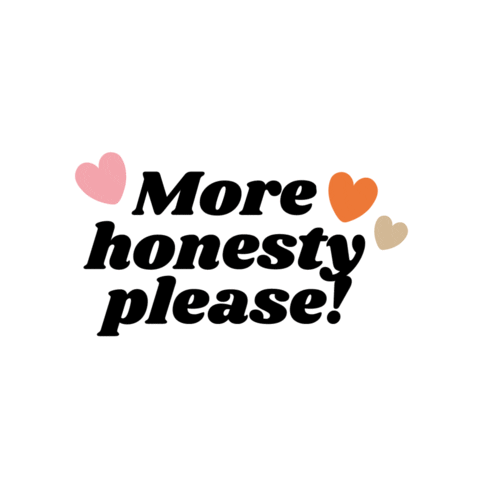 Behonest Sticker by Ginger Milk Natural Care