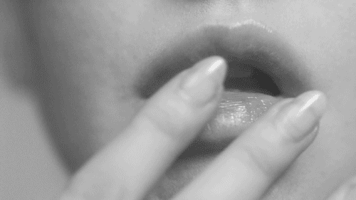 tongue accelerate GIF by Christina Aguilera