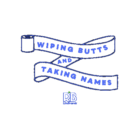 Toilet Paper Humor Sticker by RB Life Brands