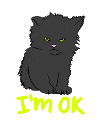 Cat Ok Sticker