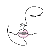 Woman Face Sticker by Lipstick Agency