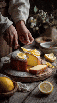 EsraEdits esra ai edits lemon cake GIF
