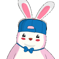 Happy Easter Bunny Sticker by Pudgy Penguins