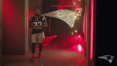 Excited Patrick Chung GIF by New England Patriots