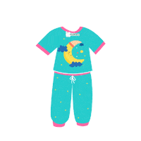 Sleep Over Good Night Sticker by Kidbea