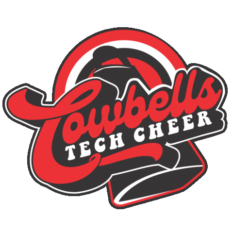 tumbletech giphyupload techcheer cowbells tech cheer Sticker