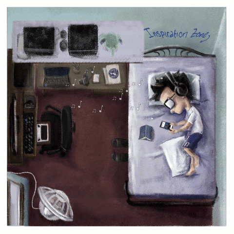 Melmoth_Azul domingo cuarentena melmoth azul GIF