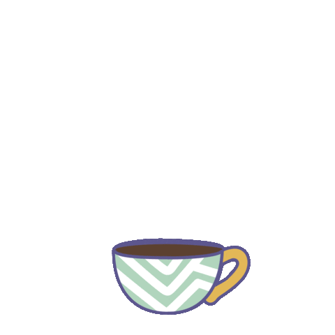 Heart Coffee Sticker by Karole Kessler