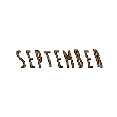 September Month Sticker
