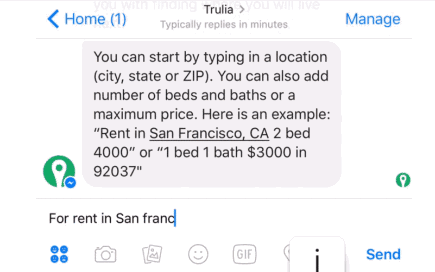 trulia bot for messenger GIF by Product Hunt