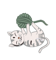 Cat Kitten Sticker by happyhandmadeliving