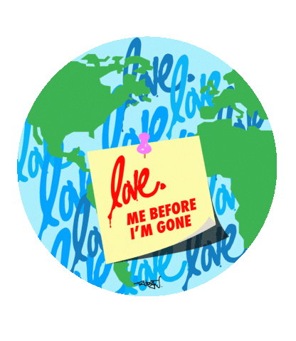 LiveThroughLove giphyupload love earth climate change Sticker
