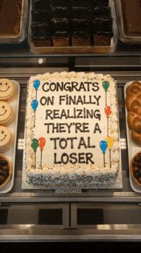 Sarcastic Over It GIF by Honest Cakes