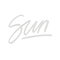 Sun Lettering Sticker