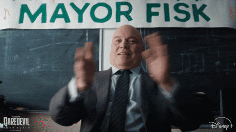 Excited Standing Up GIF by Marvel Studios