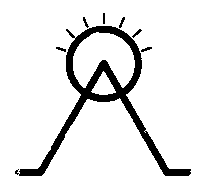 BornofOsiris logo sticker alien angel Sticker