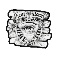 Logo Piercing Sticker by Piercingstudio heul doch