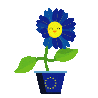 Climate Change Flower Sticker by European Commission