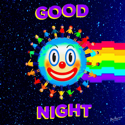 Good Night Emoji GIF by PEEKASSO