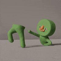 peterjavidpour 3d character blender clay GIF