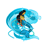 Mermaid Meerjungfrau Sticker by JJs Manöverschluck