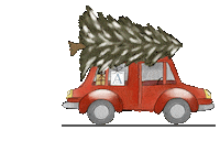 Christmas Driving Sticker by AlterMeierhof