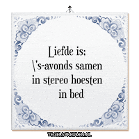 Bed Wijsheid Sticker by Tegelspreuken.nl
