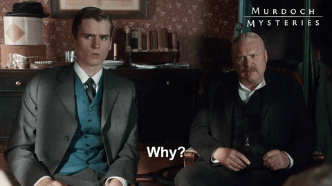 Confused Thomas Craig GIF by Murdoch Mysteries