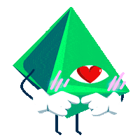 Love Sticker by Polygonal Mind