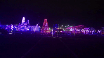 Candy-Themed Christmas Light Show