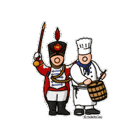 Txikito fiesta popular celebrar vasco Sticker