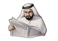 Al Maktoum Book Sticker by Brand Dubai