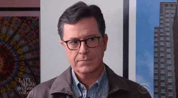 Stephen Colbert Thinking GIF by The Late Show With Stephen Colbert