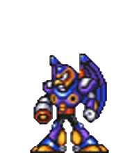 Mega Man Robot Sticker by MANGOTEETH