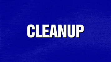 Cleanup GIF by Jeopardy!