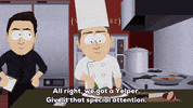 chef kitchen GIF by South Park 