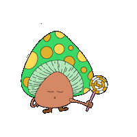 psicocandis psicodelia trufa psicocandis maakali Sticker
