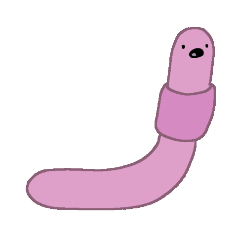 Worm Shelby Sticker
