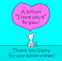 one billion views thank you GIF by Chippy the Dog