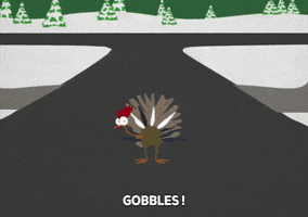 turkey gobbles GIF by South Park 