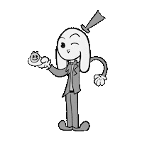 bunnink dance animation dancing bunny Sticker