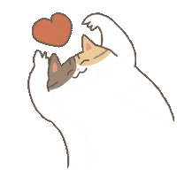 Cat Love Sticker